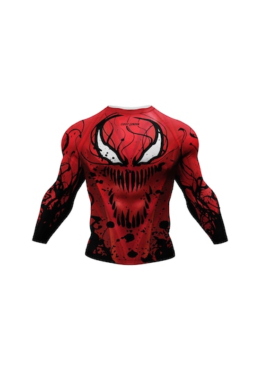 Prosperlink Cody Lundin Sıkı Uzun Kollu Mma Bjj Savaş Tişörtü - Grappling Eğitimi İçin Spor Kıyafetierkek Kahverengi