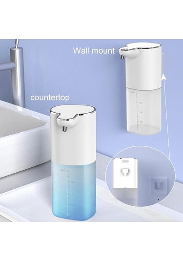 Ulzyvf Otomatik Dokunmasız Sıvı Sabun Dispanseri - Duş Jeli, Şampuan, El Dezenfektanı İçin Duvar Tipi Şarjlı Diğer