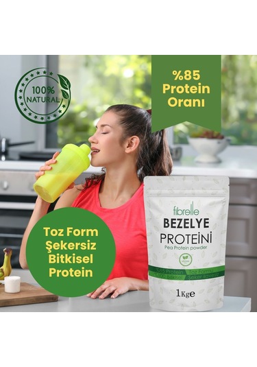 Fibrelle Bezelye Proteini 1000g Aromasız