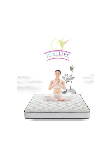 Onlıne-Yatak 130X190 Midilife Coton Ortopedik Yaylı Yatak Yaylı Yatak 130X190