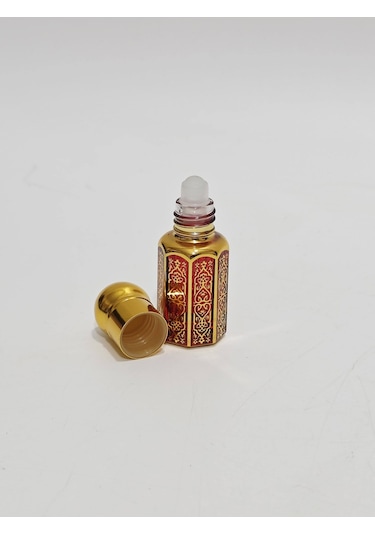 Osmanlı İşlemeli Cam Parfüm Esans Şişesi 6ml 1 Adet