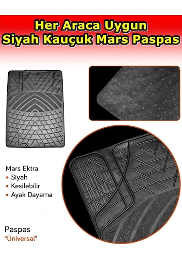 Tüm Araçlara Uyumlu Oto Paspas Seti 554419588