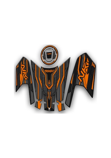 Nk250 Tank Pad Seti 2023-24 Uyumlu Turuncu