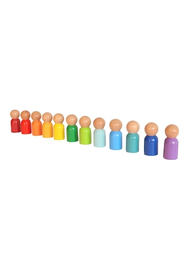 Woodnjoy Waldorf 12'li Peg Bebek