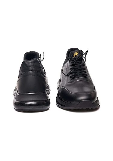 Greyder 16492 Erkek Hakiki Deri Streç Air Taban Günlük Ayakkabı 46-47 Siyah