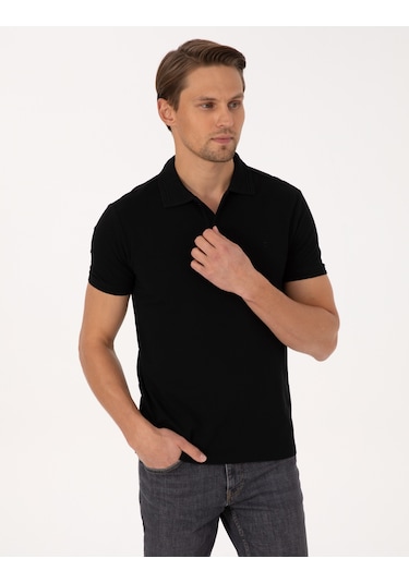 Pierre Cardin Erkek Siyah Tişört Basic 50325323-vr046 Siyah