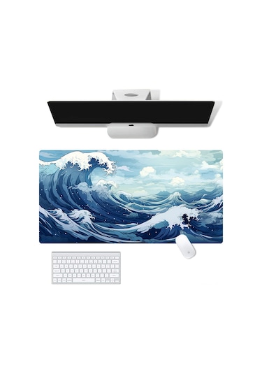 Ruicoo Uzay Temalı Lüks Oyun Mouse Padi - Yüksek Dayanıklı, Hafif Ve Toksik Olmayan Malzeme 400x800mm