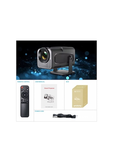Hy320 Mini 4k Android Taşınabilir Akıllı Projeksiyon Cihazı