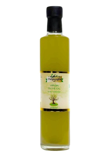 Dalgıçoğlu Erken Hasat Soğuk Sıkım Zeytinyağı Filtresiz Cam 500 ML