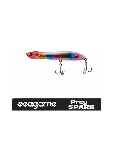 Seagame Prey Spark 135f 26g Transparent Raınbow Maket Balık