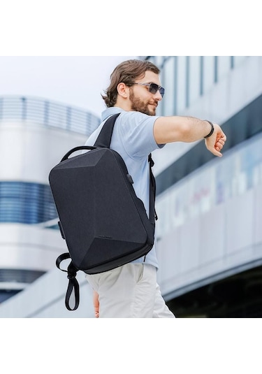 Mark Ryden MR9405 Kilitli ve USB Şarj Portlu Laptop Notebook Sırt Çantası