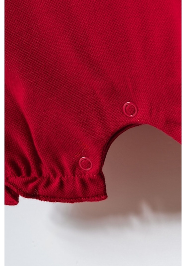 U.s. Polo Assn. Kız Bebek Kırmızı Tulum Kırmızı