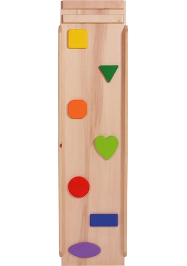 Woodnjoy Tırmanma Rampası + Kaydırak Çok Renkli