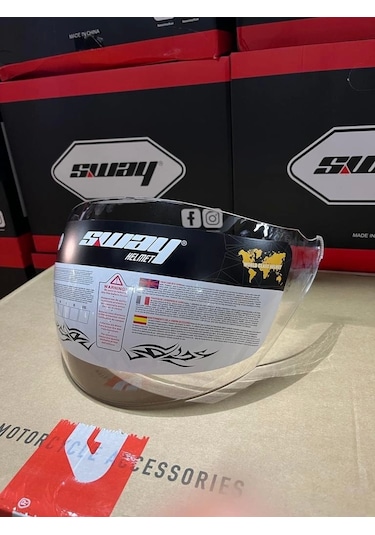 Sway Kask Camı 700-733-706 Uyumlu Şeffaf