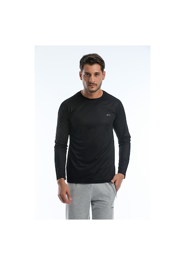 Slazenger ODIN I Erkek Tişört Siyah