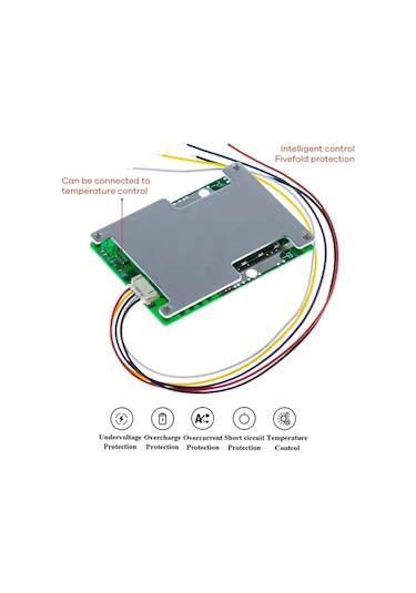 Chuangyinshop 1 Adet 4s 12v 800a Max Bms Lifepo4 Pil Koruma Kartı Denge Şarj