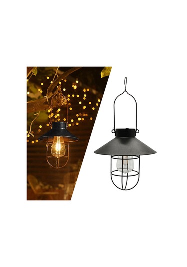 Suntek Teras Çim Için Asma Çubuk Dış Işıklar Ile Siyah Siyah