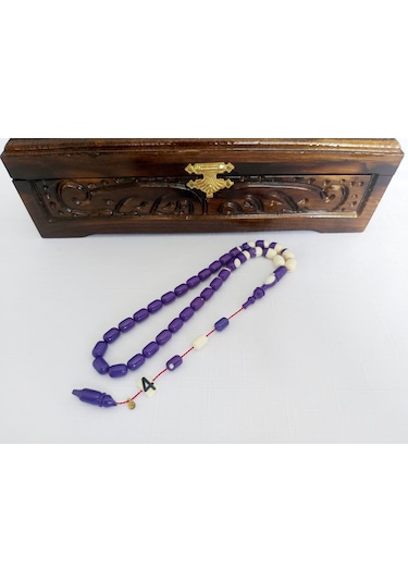 Soma Tesbih Ahmet Özdemir İmzalı Eski Bilardo Topu 4no Katalin Malzeme Tesbih