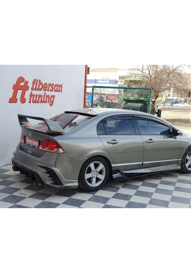 Honda Civic Fd6 F450 Body Kit-fibersan Tuning
