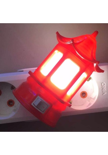 Fener Şeklinde Gece Lambası Siyah