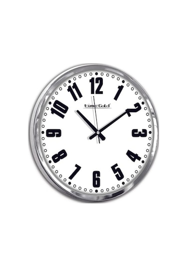 Time Gold Terminal Duvar Saati Metal 50 Cm (239099770) Altın
