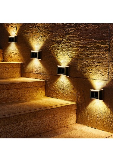 5W Vesta Led Solar dekoratif Aplik Günışığı YL84-6001-S Siyah