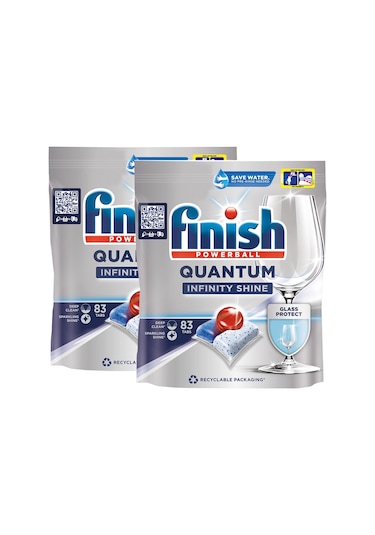 Finish Quantum Infinity Shine Bulaşık Makinesi Deterjanı 2 x 83 Tablet