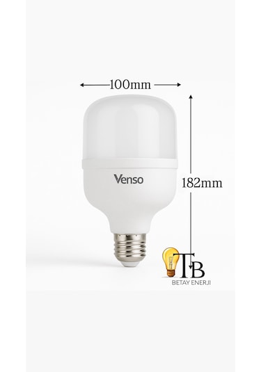 Venso E27 Led Torch Ampul 30w 3300lm 6500k Beyaz Işık 1