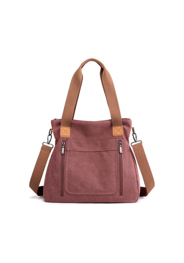 Skycity Kadınlar İçin Çok Amaçlı Büyük Kapasiteli Omuz Çantası - Dayanıklı Kumaş Ve Ayarlanabilir Askı Kahverengi