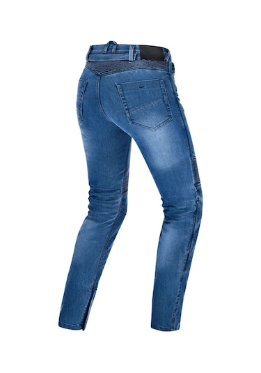 Shima Zenith Korumalı Kadın Motosiklet Pantolonu Mavi