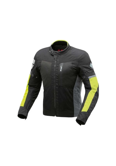 T.ur Etna Hydroscud Tourıng Ceket Gri Neon Sarı