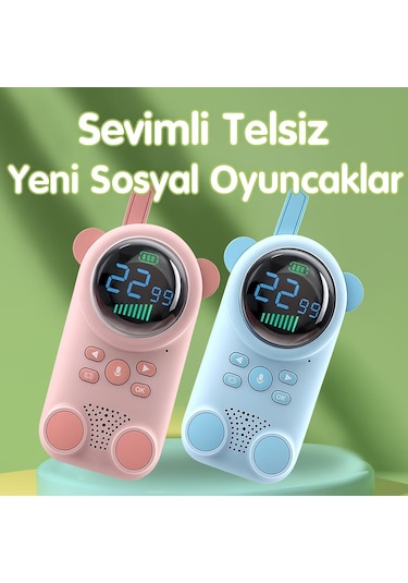 3km Menzilli Walkie Talkie Çocuk Telsizi