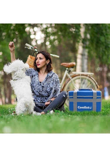 Coolist Cl36B 36 L Katlanabilir Termos Bez Çanta / Buzluk Mavi