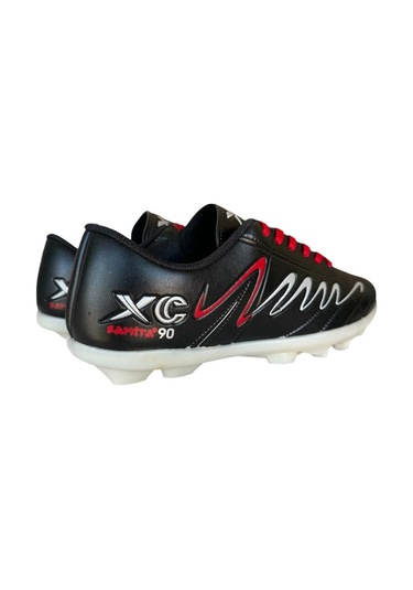 Erkek Krampon Dişli Futbol Ayakkabısı Siyah - Gümüş Siyah - Gümüş