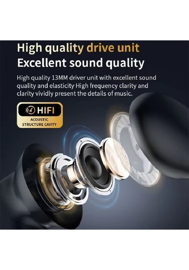 Moveevo Tws Kulaklık Siyah Lx-10: Aı Çeviri 134 Dil, Konferans Kaydı, Bluetooth 5.4, Hıfı Ses, Ipx4 Su Geçirmez, Akıllı Dokunmatik, Renkli Ekran Lanxun Solution 5636