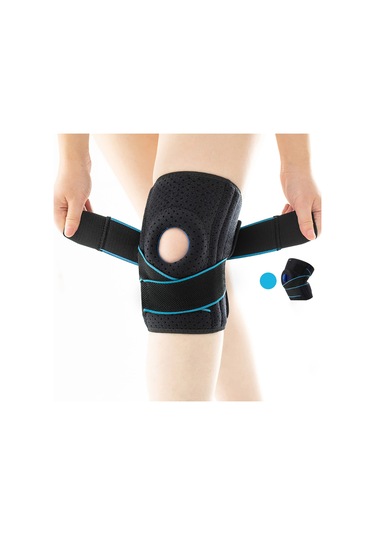 Ayarlanabilir Diz Desteği, Menisküs Yaralanmaları İçin Patella Jel Pedli Dizlik, Artrit Rahatlaması İçin Yan Yaylı Stabilizatörlere Sahip Patella Dizlik