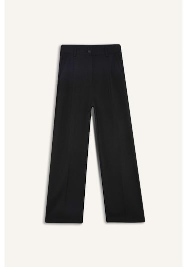 DeFacto Wide Leg Pensli Klasik Palazzo Pantolon Geniş Bol Paça Basic Düz Uzun Boy Yüksek Bel Cepli C2020AX25SPBK81 DeFacto Wide Leg Pensli Klasik Palazzo Pantolon Geniş Bol Paça Basic Düz Uzun Boy Yüksek Bel Cepli C2020AX25SPBK81