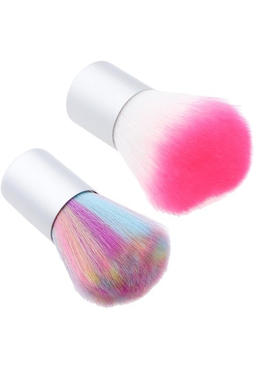 Homyl Saç Kesme Fırçası Boyun Duster Berberler Gökkuşağı