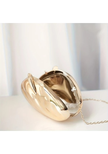 Willowhaven Pembe Kadın Zarif Gece Çantası Manyetik Kapak Çıkarılabilir Zincir Askı Pvc Abiye Pembe