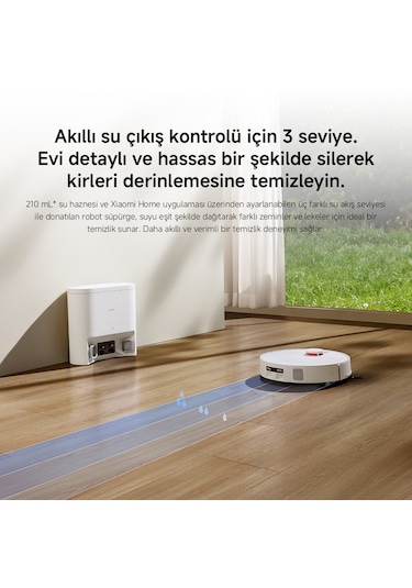 Xiaomi Robot Vacuum H40 Akıllı Robot Süpürge + Mop 10000pa (Xiaomi Türkiye Garantili)