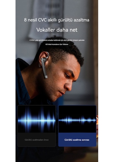 Lıcorıce Kablosuz Kulak Gürültü Önleyici Bluetooth Kulaklık 1