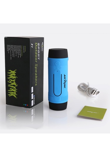 Reedark Taşınabilir Bluetooth Hoparlör Su Geçirmez Tekerlekli Radyo Tf Kart Aux Girişli Işıklı Bisiklet Hoparlörü