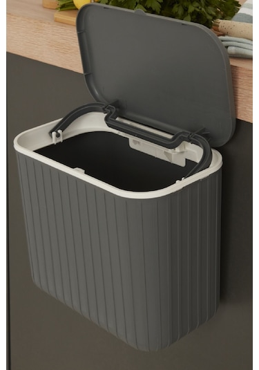 Karaca Home Pino 8 Lt Çöp Kovası Gri 153.09.01.4694 Gri