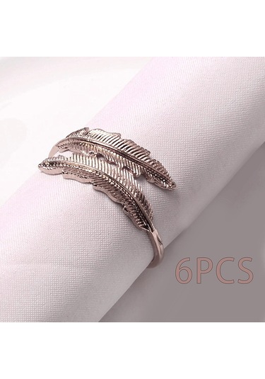 Homyl Tüy Peçete Tokası Demir Western Süsleme Için Gümüş Gümüş