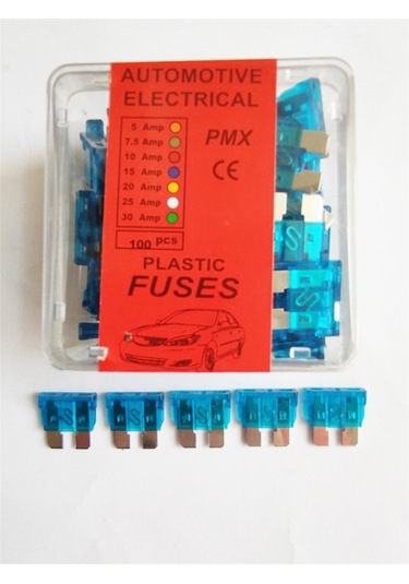 15 Amper Yassı Bıçak Sigorta 100,lü Paket