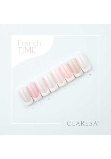 Claresa Kalıcı Oje French Time Yarı Şeffaf Pembe 05 5gr