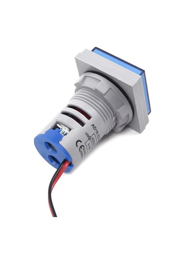 Besthome1 Çift Gösterimli Led Voltaj Akım Ölçer Ac 60-500v 0-100a Kompakt Mavi Ekran Profesyonel Ölçüm Cihazı