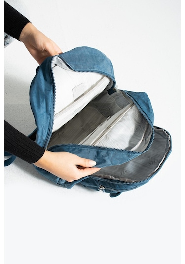 Orta Boy Sırt Çantası Ultra Hafif Çok Cepli Unisex Mavi Model: 571-3j - Mavi