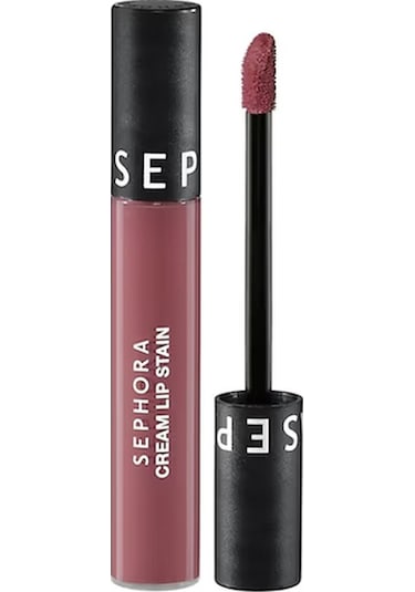Sephora Cream Lip Stain Bulaşmayan Kadife Bitişli Ruj - Mat Likit Ruj - 85 Rosewood 5 Ml 0