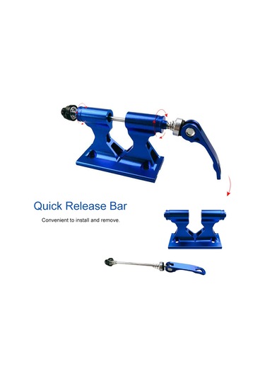 Neevoyu Mavi Alüminyum Bisiklet Çubuğu Tutucu - Suv Araç Tepe Rafı Montaj Aparatı - Bisiklet Taşıma Gereci